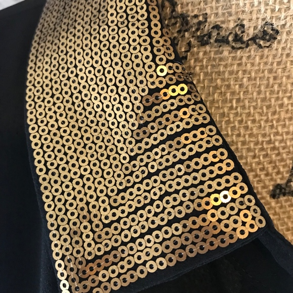 PLEIONE | Gold Collared Sheer Blouse | Extra Large - Picture 2 of 8